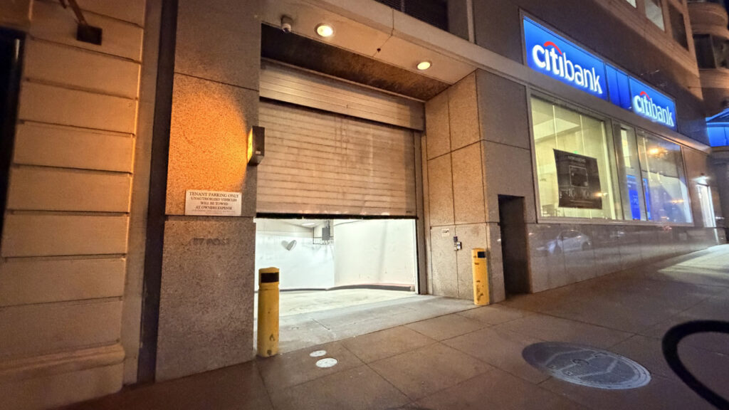 リッツカールトン・クラブ＆レジデンス・サンフランシスコ宿泊記｜マリオットバケーションクラブ｜駐車場