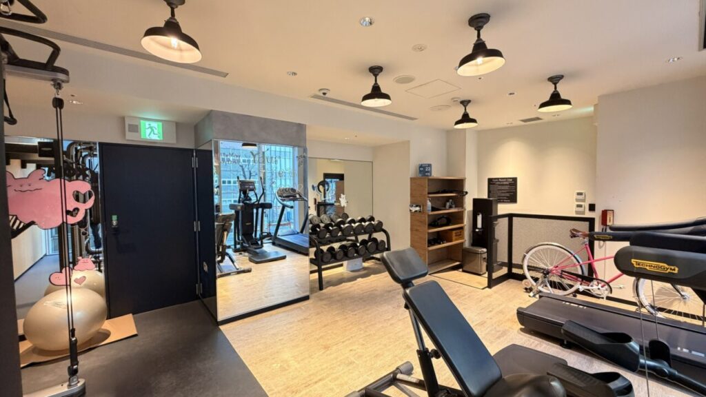 モクシー大阪本町宿泊記｜フィットネス