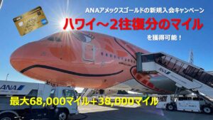 ANAアメックスゴールド入会キャンペーン