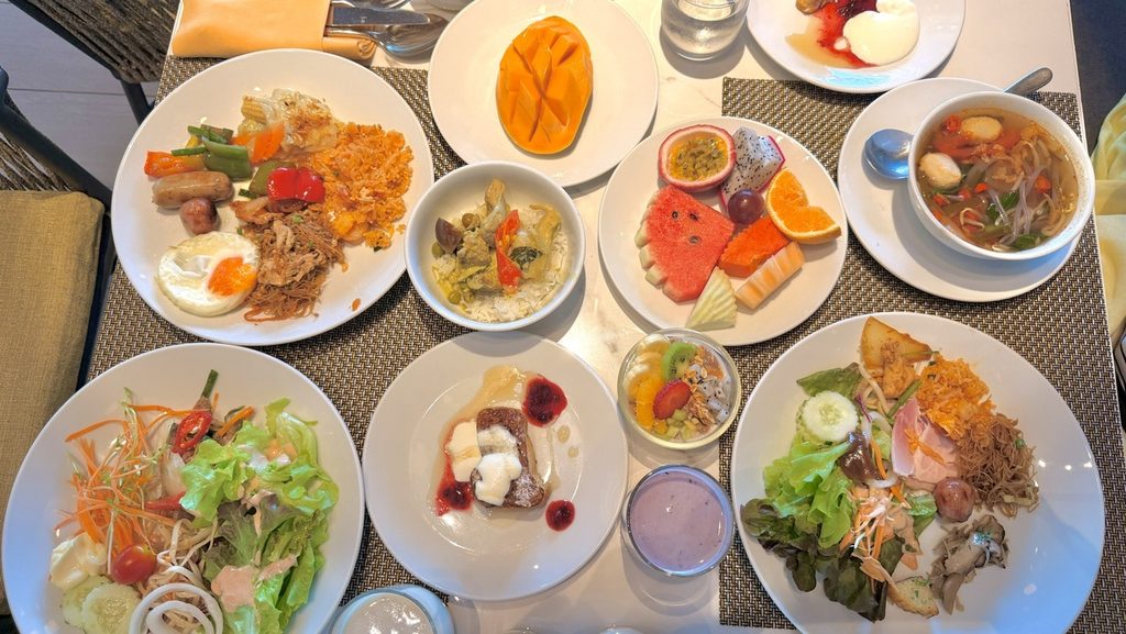 JW Caféで選んだ朝食ビュッフェの料理