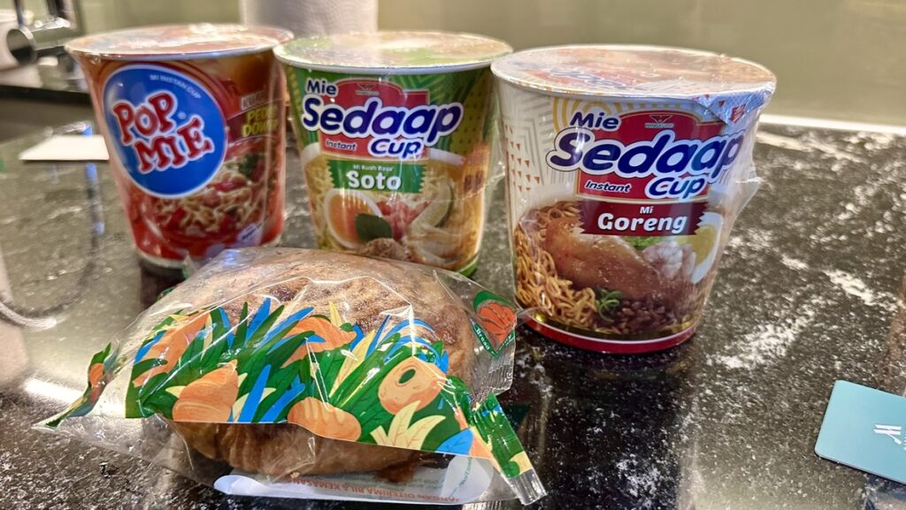 購入した軽食