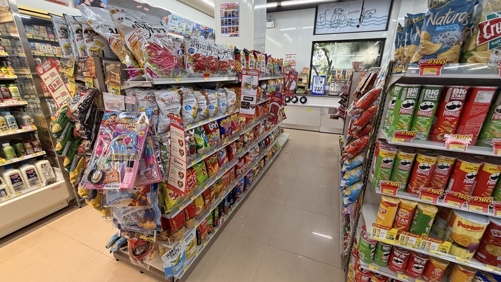セブン‐イレブンのお菓子売り場