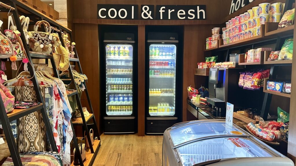 ロビー横の売店