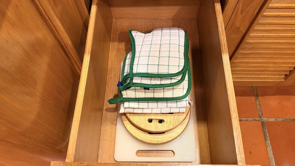 まな板と鍋敷き、オーブンミット
