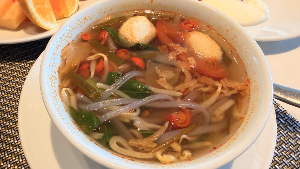 ヌードルステーションで作ってもらった麺料理