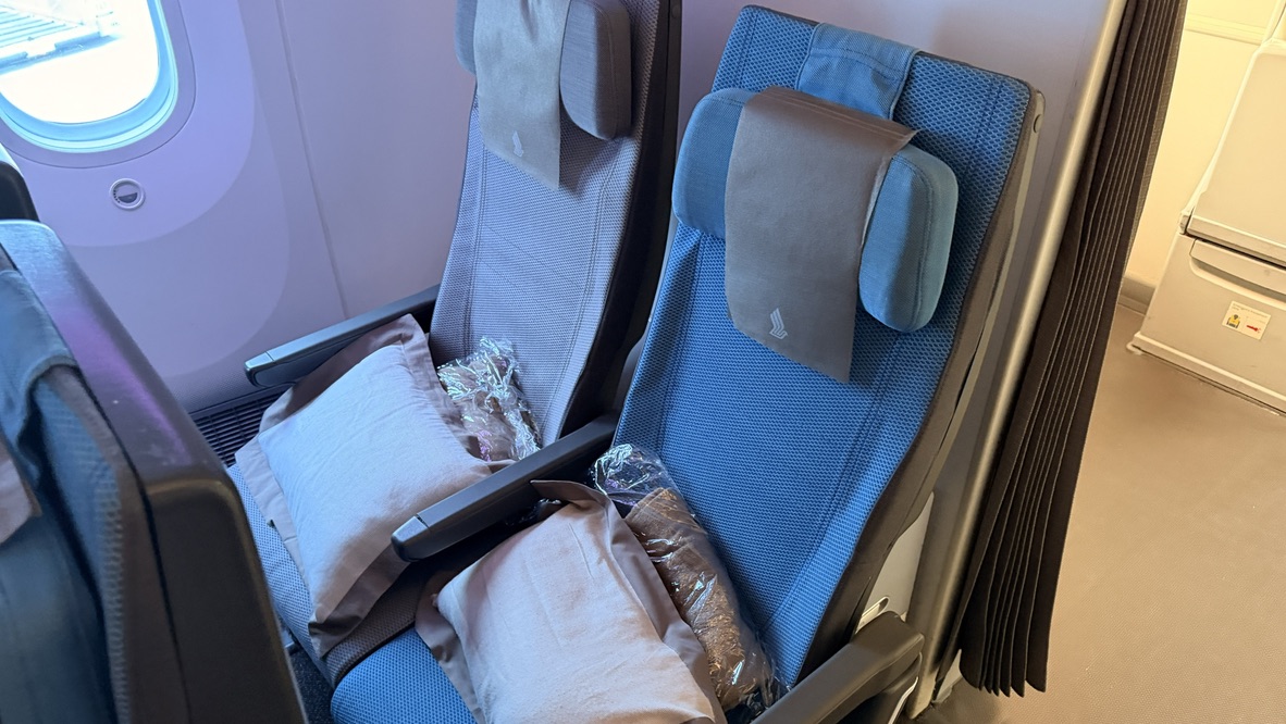 羽田行きSQ634で利用した75H・75K