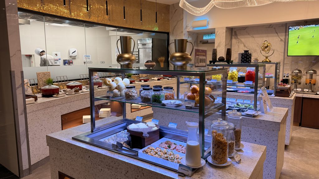 Travel Club Loungeのフードコーナー